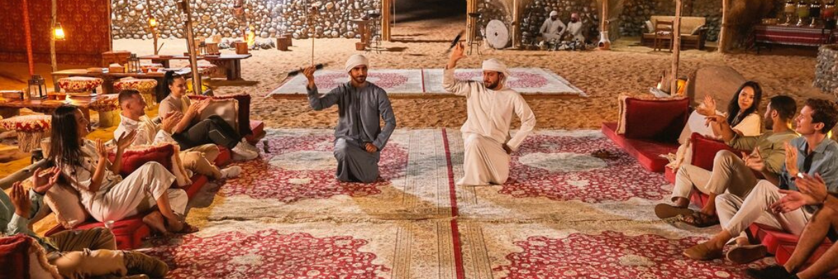 traditional dance in the desert