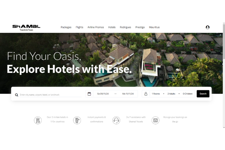 Unveiling the Hotel Booking Revolution: Why ShamalTravels.com is the Game-Changer for Mauritian Travelers